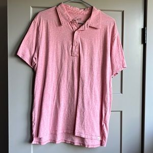 Grayers pink cotton polo.